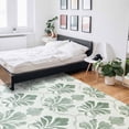 thumbnail image 5 of Area Rugs Indoor Non-Slip Rectangle Rug 4x6 Ft Abstract Color Block Grenn Leaf Watercolor Texture Rug Rubber Backing Floor Mats Non Shedding Home Decor Carpet for Entryway Living Room, 5 of 8