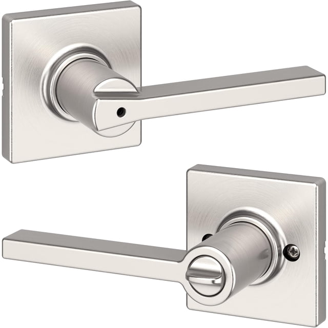 Poignée de Porte Mate Réversible Demi-Levier Factice Ne Se Retourne Pas Poignées de Porte Intérieures pour Porte de Garde-Robe Placard et Portes Françaises Poignée d'Armoire/poignées d'Armoire Déco Maison Moderne