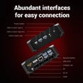thumbnail image 6 of FIREBAT A6 Slim Mini PC, AMD Ryzen7 7735HS, 16GB, 512GB SSD, Black, 6 of 11