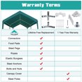thumbnail image 2 of ADVANCE OUTDOOR 10' x 20' Heavy Duty Carport Car Canopy, Adjustable Height from 6.5ft to 8.0ft, Green, 2 of 9