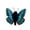 Blue, variant on Butterfly Plush, 8.3 in Realistic Stuffed Butterfly, Soft Cuddly Insect Plushie for Kids Girls Room Decor and Birthday Gift - Blue