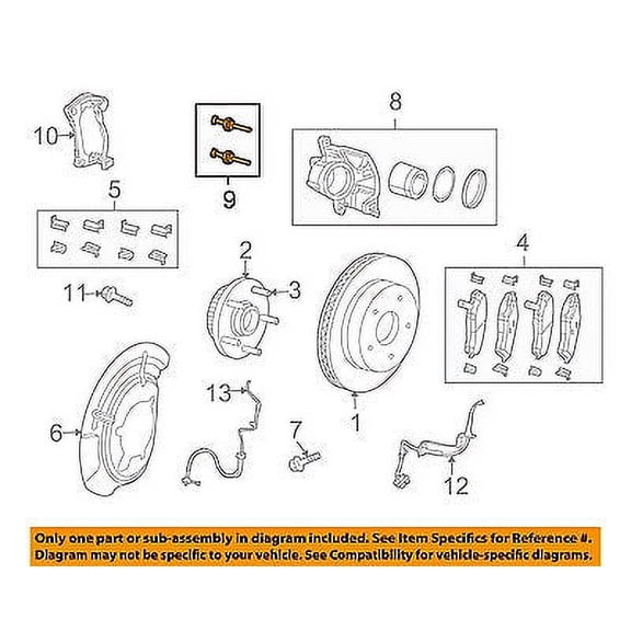 Jeep CHRYSLER OEM 2012 Liberty Brake-Front-Caliper Pin 68049018AA