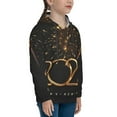 thumbnail image 3 of Pofeuu 2025 Golden On New Year Print Kids Pullover Hoodies Warm Thick Hooded Sweatshirt with Packet for Boys Girls-Medium, 3 of 6