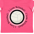 thumbnail image 4 of Inktastic I Love Volleyball Sports Girls Toddler T-Shirt, 4 of 5