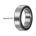 thumbnail image 3 of 6700-2RS Deep Groove Ball Bearing,10 x 15 x 4mm Z2 Double Rubber Sealed Chrome Steel Bearings,Black,4 Pack, 3 of 5