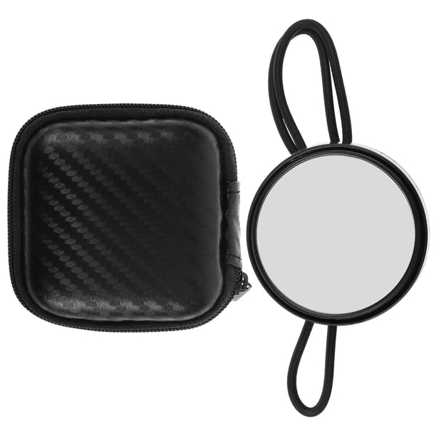 ColoMX Espejo retrovisor para buceo: Espejo convexo redondo con cuerda elástica - Accesorio de seguridad para visibilidad subacuática - Pulsera para equipo de buceo