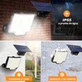 thumbnail image 2 of "Lámpara Solar Bloosom De Pared Exteriores Sensor Luz 4 Modos Negro ", 2 of 5