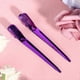 thumbnail image 3 of 12 Pcs Duckbill Hair Clips for Salon, Purple, 3 of 3