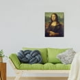 thumbnail image 2 of Leonardo Da Vinci Canvas Wall Art - Mona Lisa Classic Artwork Picture Print with Framed Famous Oil Painting Hang for Home Office Bedroom Living Room Wall Decor-12" X16", 2 of 7