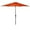 Orange, variant on Costway 9 ft Orange Hexagon Market Patio Umbrella, Water-Resistant