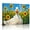 A, variant on XaaKee Canvas Wall Art Prints Humorous Smoking Duck Portrait Close Up Wildlife Canvas Art Prints Textured Painterly Duck Style Wall Print Inner Framed 1812Inch
