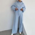 thumbnail image 1 of Traje de chándal de 2 piezas para mujer Traje de ocio de punto elástico Otoño Invierno Trajes femeninos Hugtrwg Para estrenar, 1 of 9