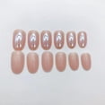 thumbnail image 3 of Uñas postizas Rupofuza, acrílicas, cuadradas, tamaño mediano, 24 unidades, 3 of 5