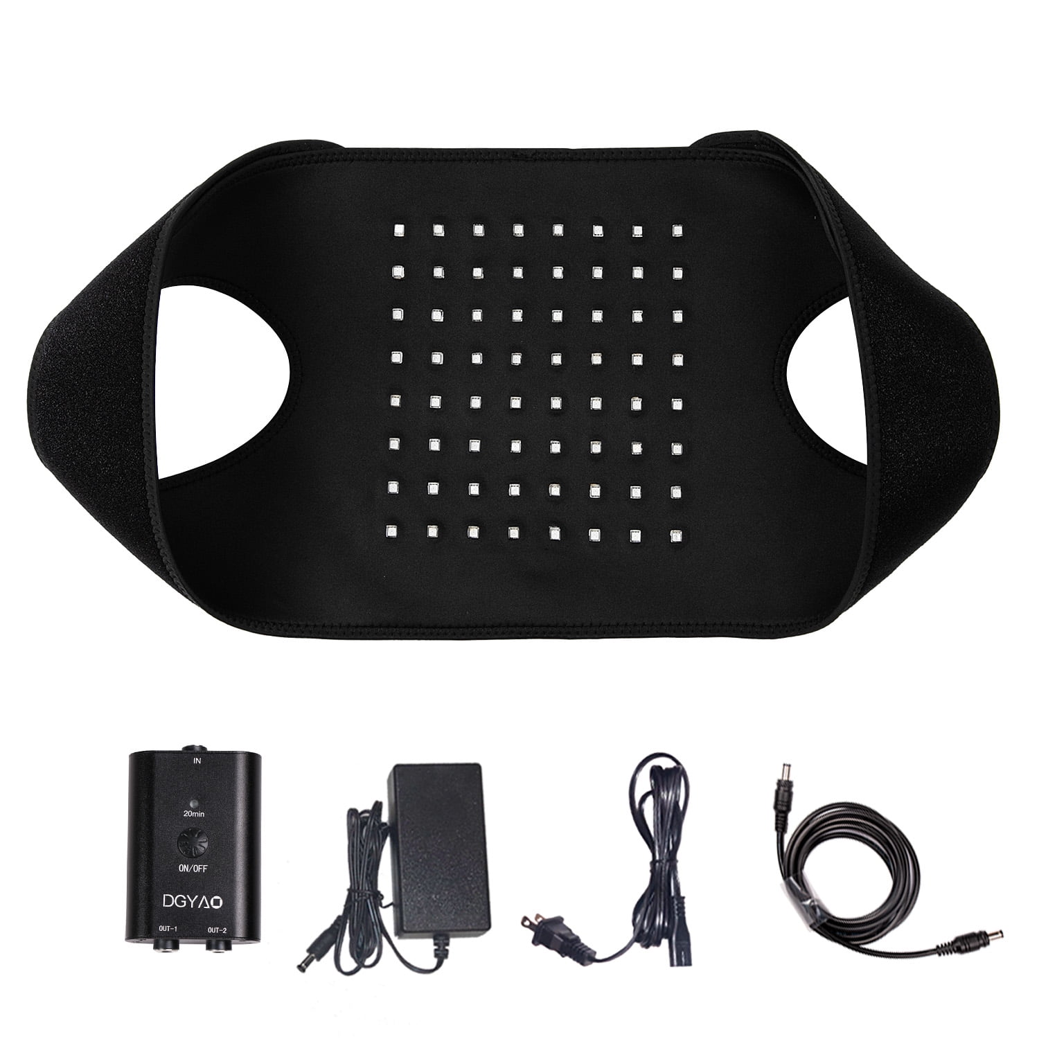 DGYAO Red Light & Infrared Light for Shoulder Back- Muscle Relaxation LED Light Heating Pad Home Use