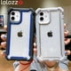 thumbnail image 2 of Funda de silicona resistente híbrida para iPhone, carcasa transparente a prueba de golpes, armadura 2 en 1 para iPhone 14, 13, 12, 11 Pro Max, XR, X, XS Mini, 8, 7, 6 Plus, SE 2 Fivean unisex, 2 of 2
