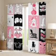 thumbnail image 2 of Manfei Cute Ghost Black Out Curtains,Halloween Theme Curtains Pack of 2 (42x63 Each),Spooky Skull Bedroom Curtains For Girl Kids,Super Cozy Bedroom Decoration, 2 of 6