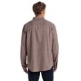 thumbnail image 3 of Frontier Threads Men's Long Sleeve Button Down Solid Flannel, 3 of 5