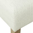 thumbnail image 5 of HomePop Square Coffee Table Ottoman – Stain-Resistant Cream Woven, 5 of 10