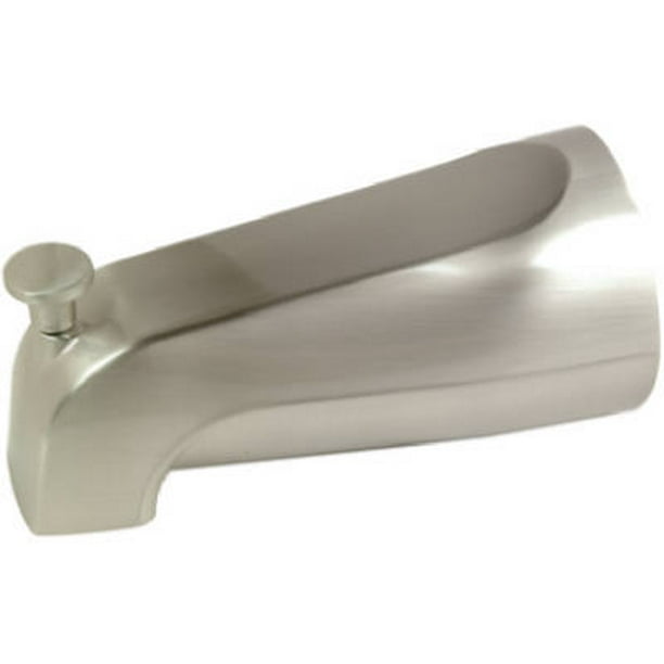 delta push button diverter trim brushed nickel