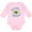 AD-Pink, variant on Skip a Straw Save a Turtle with Cute Green Sea Turtle Boys or Girls Long Sleeve Baby Bodysuit