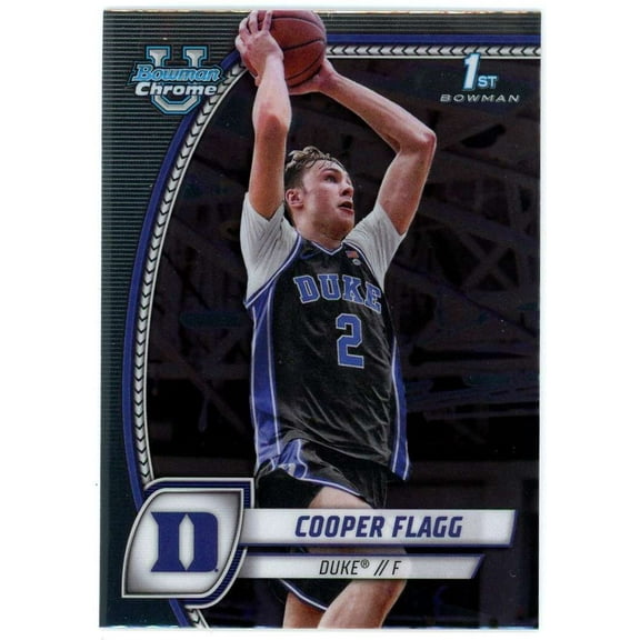 NCAA 2024-25 Bowman U Chrome Basketball 1st Bowman Cooper Flagg #16