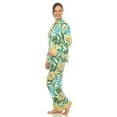 thumbnail image 2 of White Mark Women's 2-PC Wildflower Print Pajama Set, 2 of 5