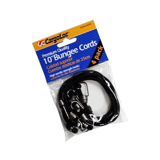 CargoLoc Bungee Cords High Tensile Steel Hooks 62320 4 Pc. 10" Mini
