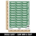 thumbnail image 2 of Penguin Approved Teacher Student School Sticker Set - Dark Green - Gloss Finish - 1.5" Small, 2 of 7