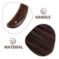 thumbnail image 3 of FONWILYO Hair Dust Brush For Efficient Cleaning Of Carpets In Dark Brown 1 PCS, 3 of 6