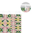 thumbnail image 5 of Yayeee Shower Curtain with Hooks 72"x72" Waterproof Fabric Bathroom Hanging Decor, Yellow Symmetrical Stars, 5 of 5