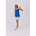 thumbnail image 6 of PINSPARK Women's Golf Shirts UV Protection V Neck Tennis Tank Sleeveless Active Shirt with Collar Quick Dry Racerback Workout Tops Activewear, 6 of 8