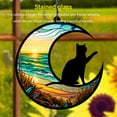 thumbnail image 4 of Attrape-soleil pour Chat Vitrail Suspendu Vitrail Vitrail Attrape-Soleil Chat Commémoratif Attrape-Soleil Vitrail Vitrail Suspendu Vitrail Coloré Imprimé Acrylique Ornements Suspendus pour, 4 of 7
