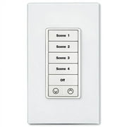 PCS PulseWorx UPB Wall Controller, 7 Button, White (KPCW-7-W)