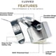 thumbnail image 2 of 2pcs Champagne Stoppers - Patented Seal (no Pressure Pump Needed) - Professional Grade Champagne Bottle Stopper - Sparkling Wine Stopper, 2 of 5