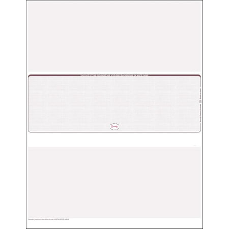 500 Burgundy- Linen Laser Check Stock, (Check at Middle) Blank Laser Checks, Laser Check, Bank Checks, Business Checks, or Personal Checks