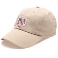 thumbnail image 2 of USA Patriotic Cotton American Flag Embroidered Patch Baseball Cap Hat, 2 of 5