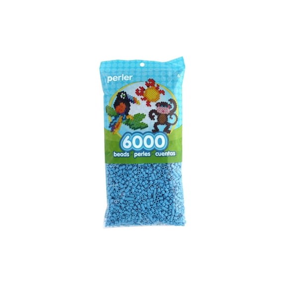 Perler Fused Bead Bag 6000pc Light Blue
