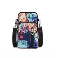 thumbnail image 1 of Factory Direct Crossbody Mobile Phone Bag Vertical Fabric Mini Small Bag Wrist Arm Mobile Phone Bag Three-Layer Coin Wallet, 1 of 7