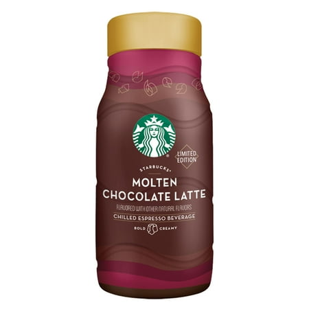 Starbucks Iced Espresso Chilled Espresso Beverage Molten Chocolate Latte Flavored 40 Fl Oz Bottle