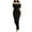 Black, variant on Women's 2023 Summer Dress Short Sleeve Strapless Backless Tube Evening Long Dress Bodycon Wedding Party Maxi Dresses Black XXL, US Size:12
