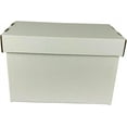 thumbnail image 2 of Max Protection Short Comic Book Storage Boxes - Holds 150-175 Comic Books, Ideal for Comic Book Storage and Home Storage, Stackable - Set of 10, White, 2 of 5