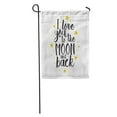 thumbnail image 1 of SIDONKU I Love You to The Moon and Back Inspirational Garden Flag Decorative Flag House Banner 12x18 inch, 1 of 2