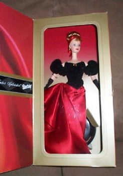 winter splendor barbie 1998