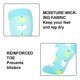 thumbnail image 4 of Calcetines de compresión para hombres, mujeres, enfermeras, corredores, calcetines médicos Afortunado Sencillez, 4 of 5