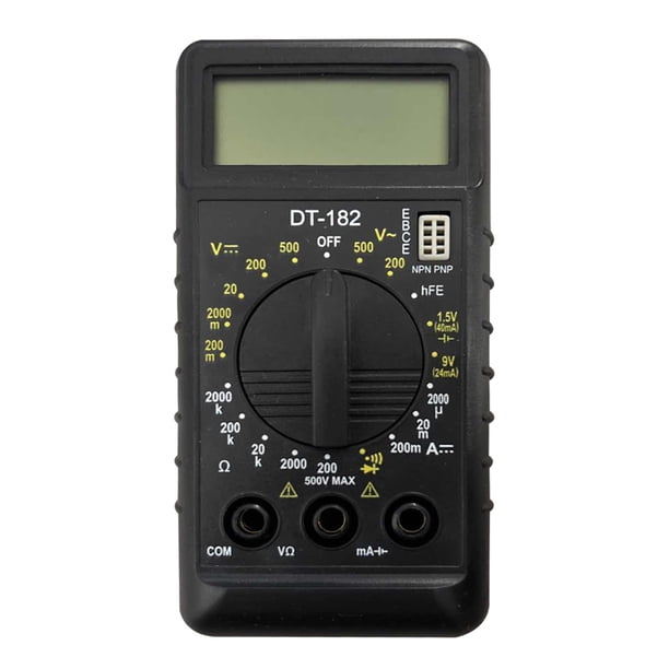 Mini Tester Condensadores AC/DC Ture RMS Digital Multímetro para Suministros Electricistas