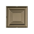 thumbnail image 1 of Fasade Easy Installation Portrait Argent Bronze Glue Up Ceiling Tile/ Ceiling Panel (12" X 12" Sample), 1 of 3