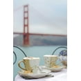 thumbnail image 2 of Blaustein, Alan 23x32 Black Ornate Wood Framed with Double Matting Museum Art Print Titled - Dream Cafe Golden Gate Bridge - 55, 2 of 4