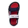 thumbnail image 4 of Beverly Hills Polo Club Americana Striped Two Strap Sandals (Toddler Boys), 4 of 5