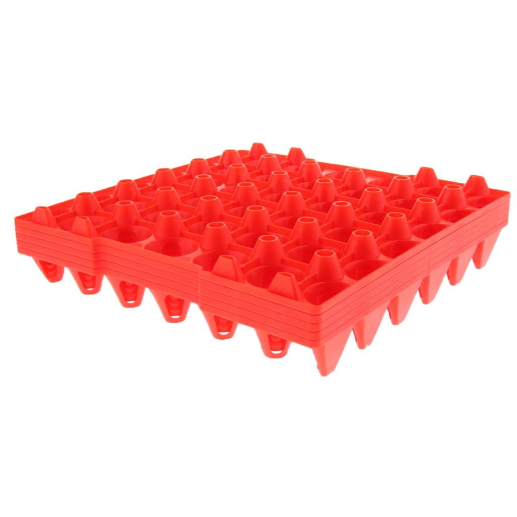 Bvdfgk 5Pcs Farm & Ranch Plastic Egg Trays for 30 Pieces Chicken Eggs Egg Storage Trays