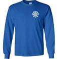 thumbnail image 2 of Fair Game Firefighter EMT Long Sleeve Shirt Fire/EMT Graphic Tee-Royal-2x, 2 of 5
